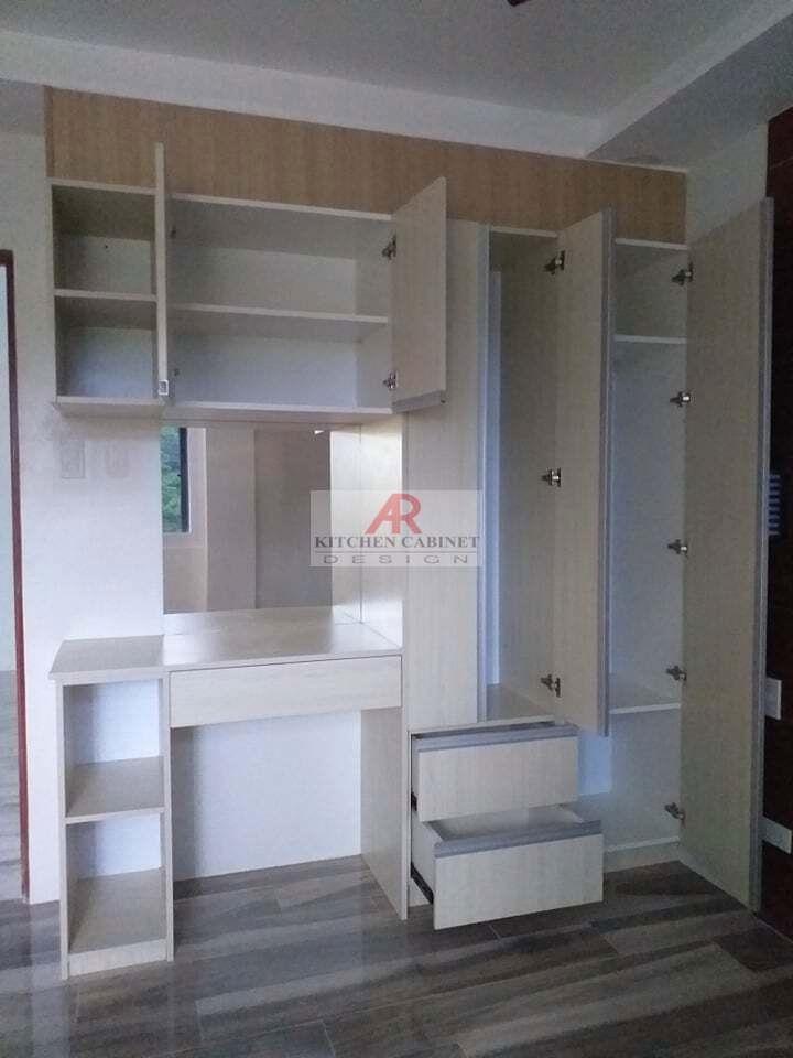wardrobe with dresser cabinet